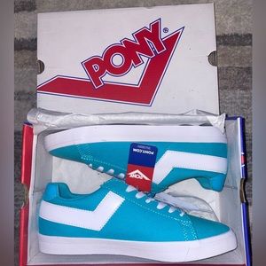 Pony Top Star Low Top Sneaker - Aqua